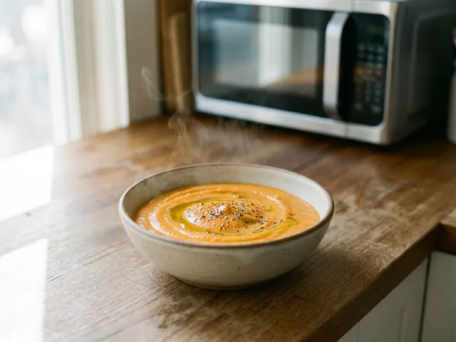 Purée de patate douce — méthode Micro-ondes